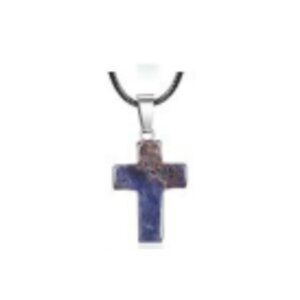 Cross Gemstone Pendant Charms Cross Quartz Crystal Charms for Necklace Earring
